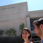 hana and kirill outside of ontario city hall